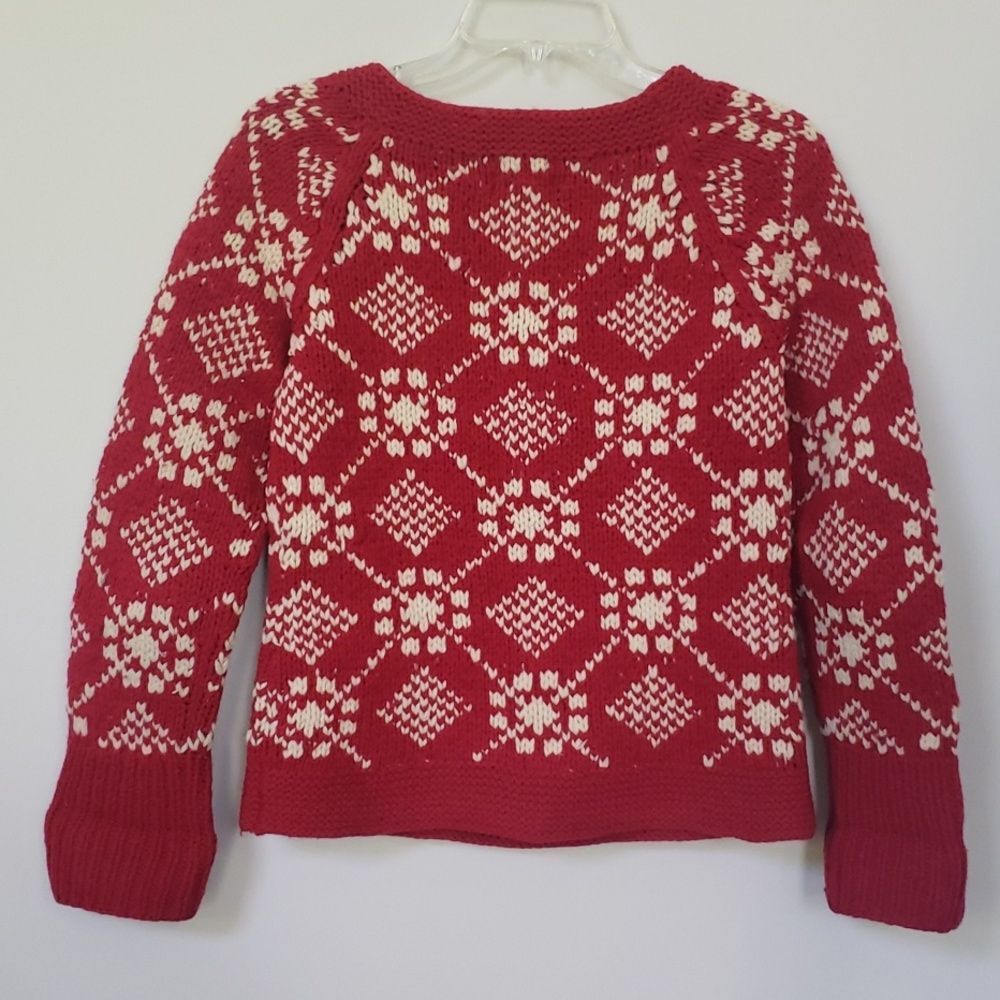 American Eagle Outfitters Sweater Womens S Alpine Handknit Lambswool Chunky View 3